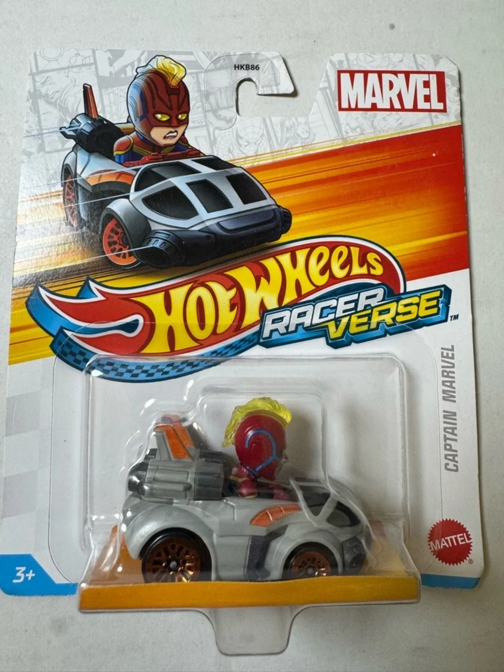 Hot Wheels RacerVerse Die-Cast Vehicle with Pop Culture Character Driver